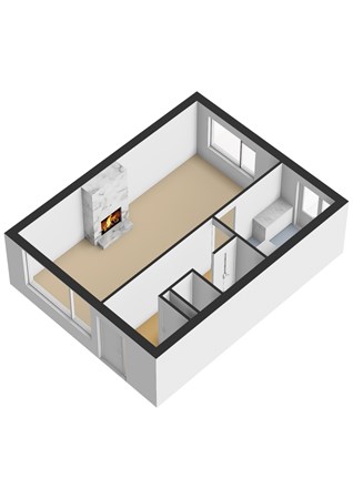 Floorplan - Van Hogendorpstraat 47, 4102 GJ Culemborg